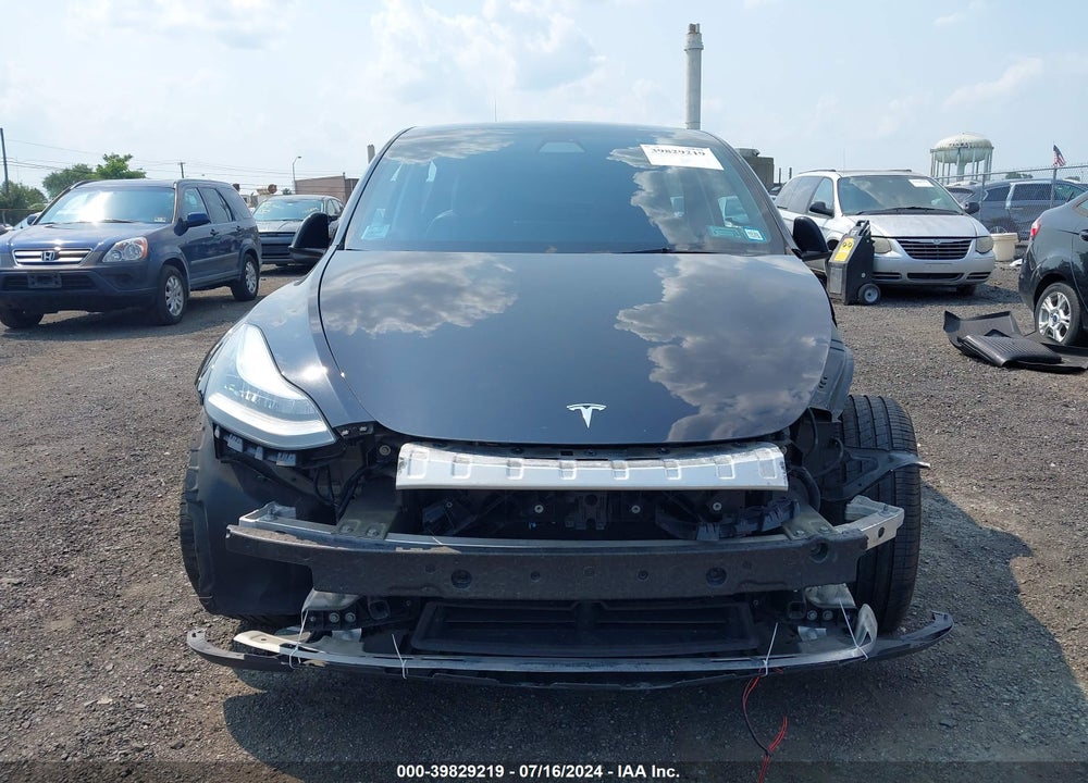 2021 TESLA MODEL Y LONG RANGE DUAL MOTOR ALL-WHEEL DRIVE VIN: 5YJYGDEE9MF199051