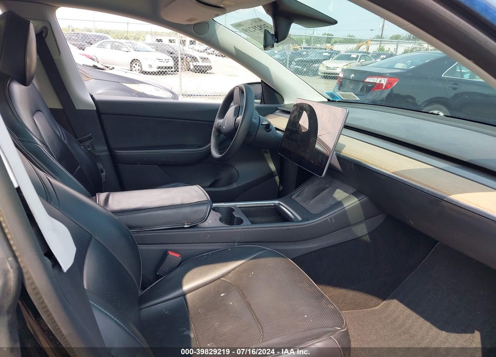 2021 TESLA MODEL Y LONG RANGE DUAL MOTOR ALL-WHEEL DRIVE VIN: 5YJYGDEE9MF199051