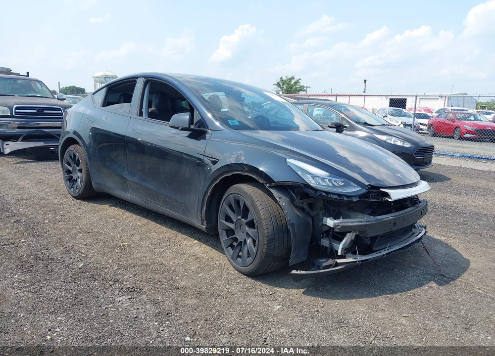 2021 TESLA MODEL Y LONG RANGE DUAL MOTOR ALL-WHEEL DRIVE VIN: 5YJYGDEE9MF199051