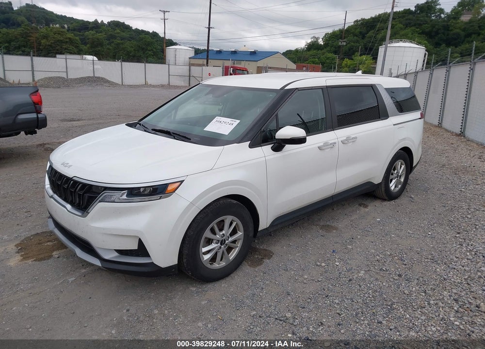 2022 KIA CARNIVAL MPV LX SEAT PACKAGE VIN: KNDNB4H39N6092221