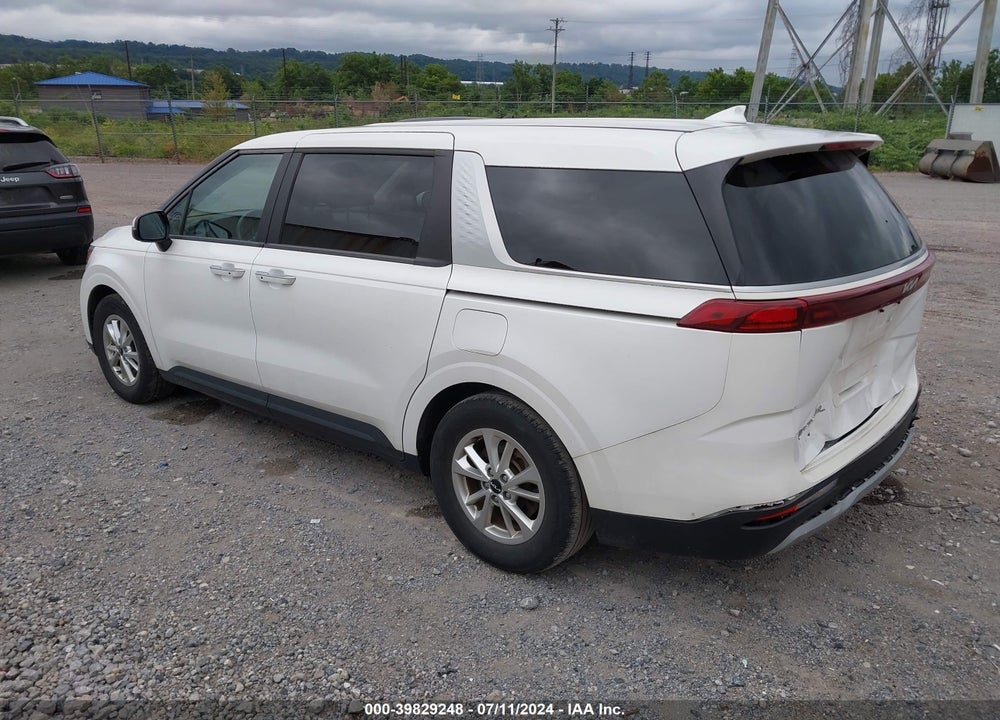2022 KIA CARNIVAL MPV LX SEAT PACKAGE VIN: KNDNB4H39N6092221