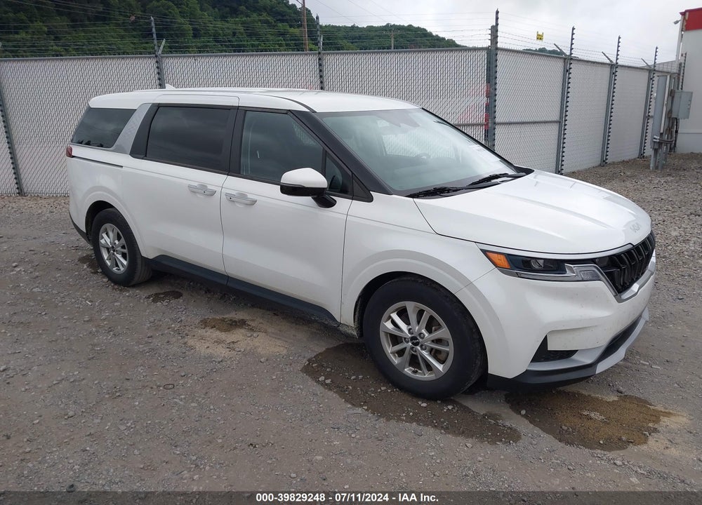 2022 KIA CARNIVAL MPV LX SEAT PACKAGE VIN: KNDNB4H39N6092221