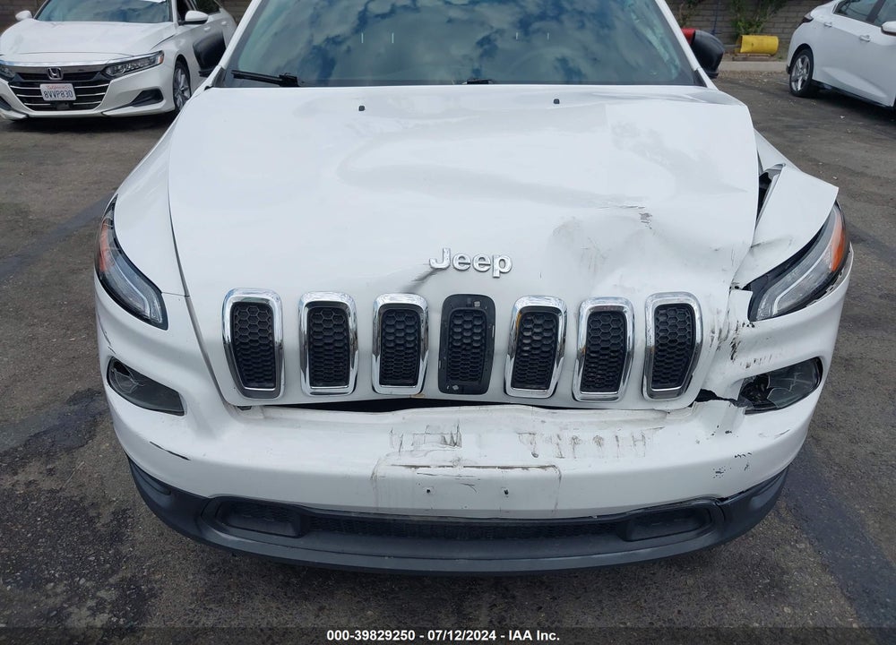 2016 JEEP CHEROKEE SPORT VIN: 1C4PJLAB8GW177223