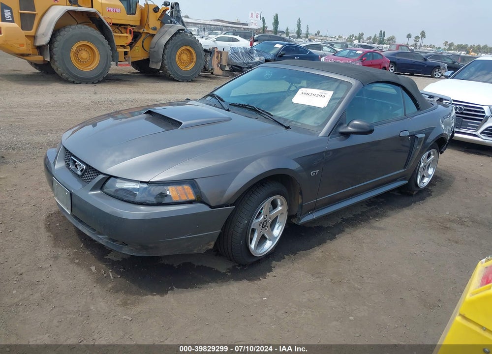 2003 FORD MUSTANG GT VIN: 1FAFP45X43F393558