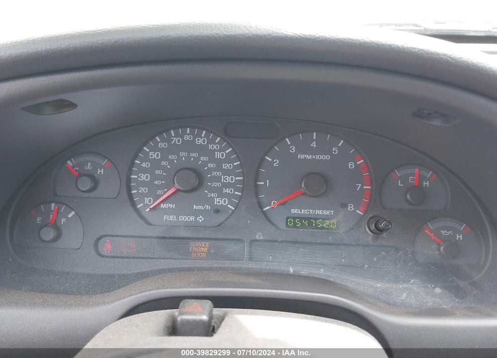 2003 FORD MUSTANG GT VIN: 1FAFP45X43F393558
