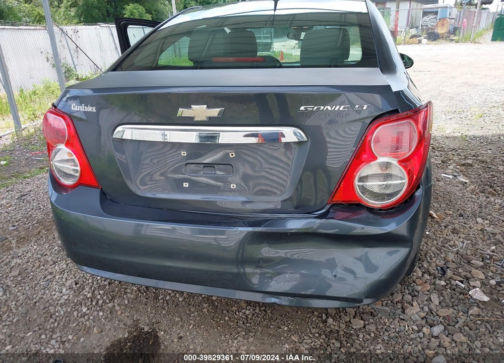 2013 CHEVROLET SONIC LT AUTO VIN: 1G1JC5SG0D4213587