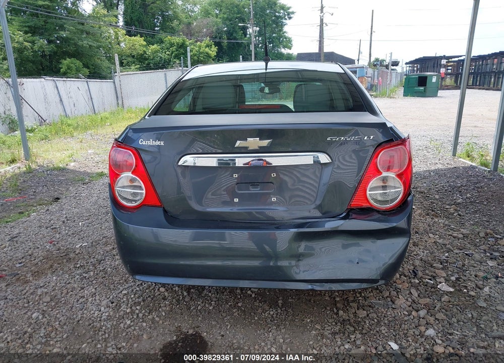 2013 CHEVROLET SONIC LT AUTO VIN: 1G1JC5SG0D4213587