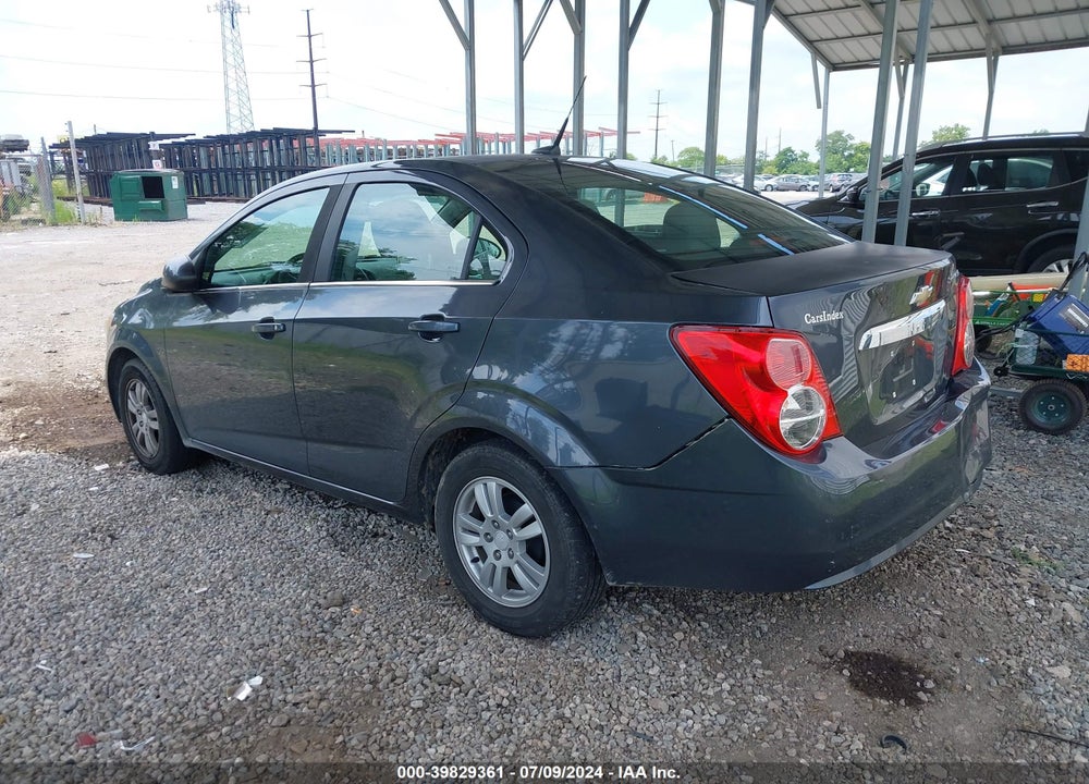 2013 CHEVROLET SONIC LT AUTO VIN: 1G1JC5SG0D4213587
