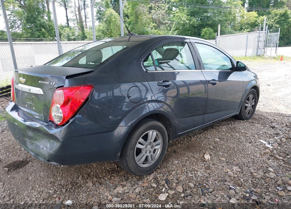 2013 CHEVROLET SONIC LT AUTO VIN: 1G1JC5SG0D4213587