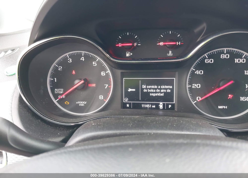 2019 CHEVROLET CRUZE LT VIN: 1G1BE5SM8K7117450