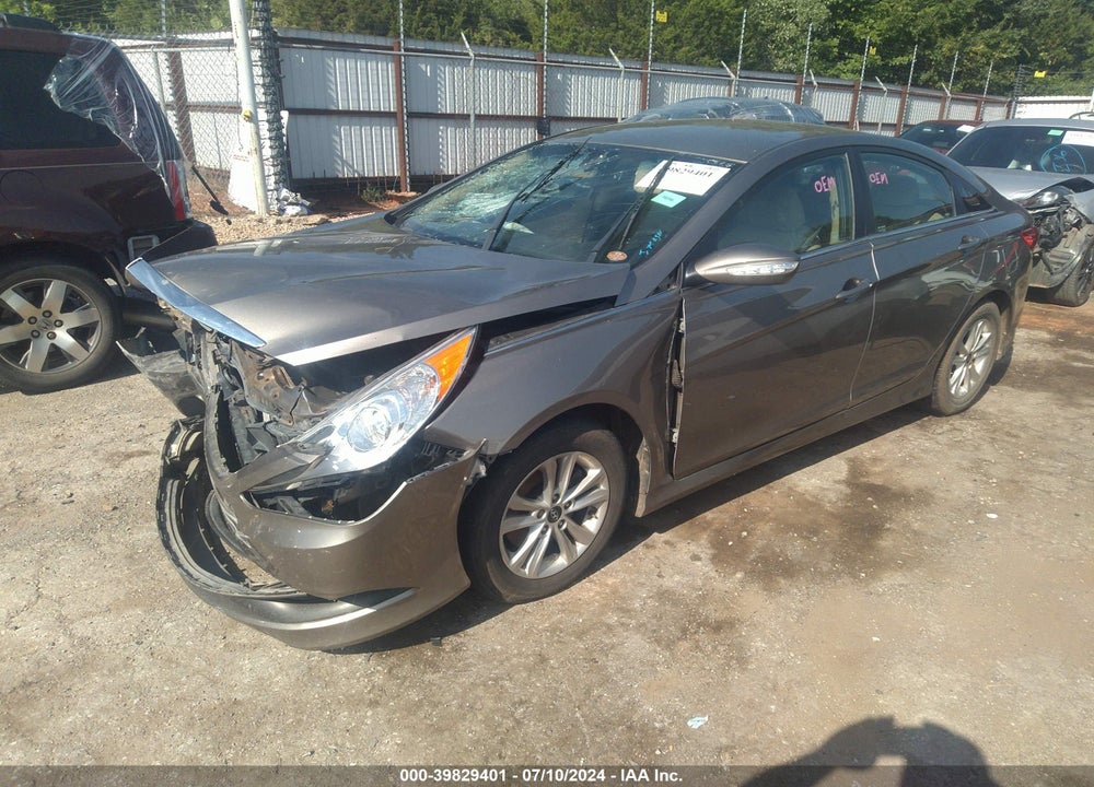 2014 HYUNDAI SONATA GLS VIN: 5NPEB4AC1EH912968