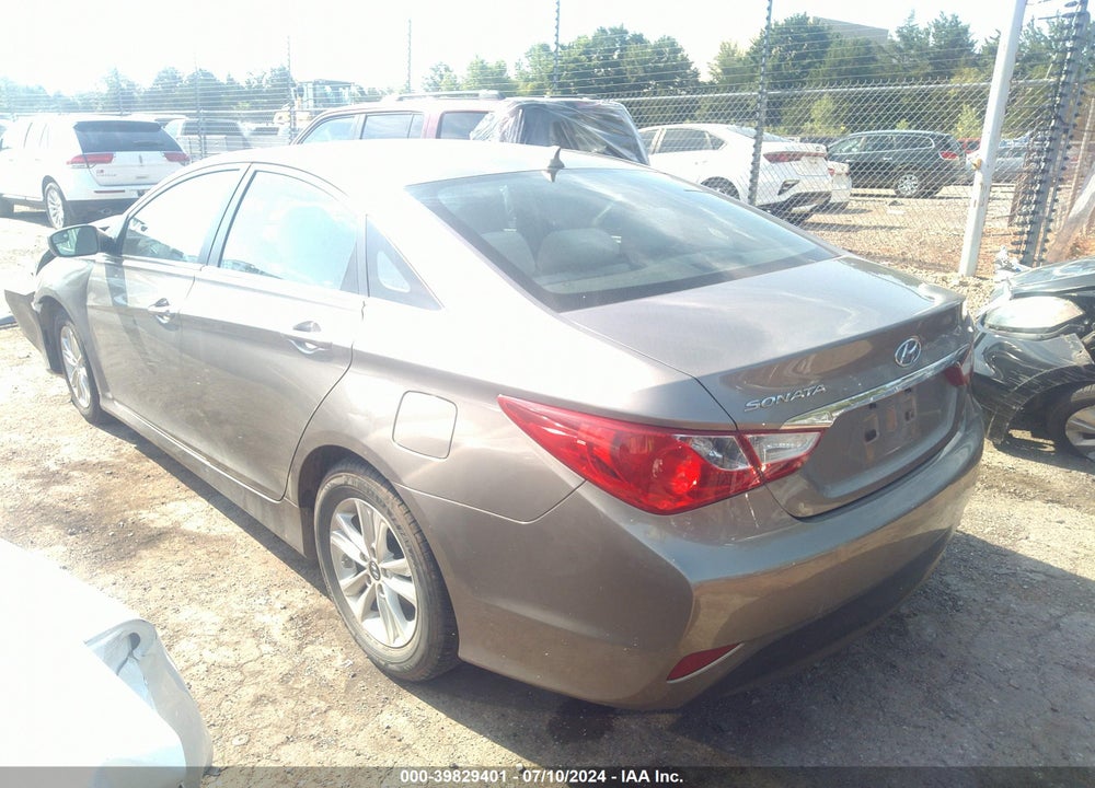 2014 HYUNDAI SONATA GLS VIN: 5NPEB4AC1EH912968