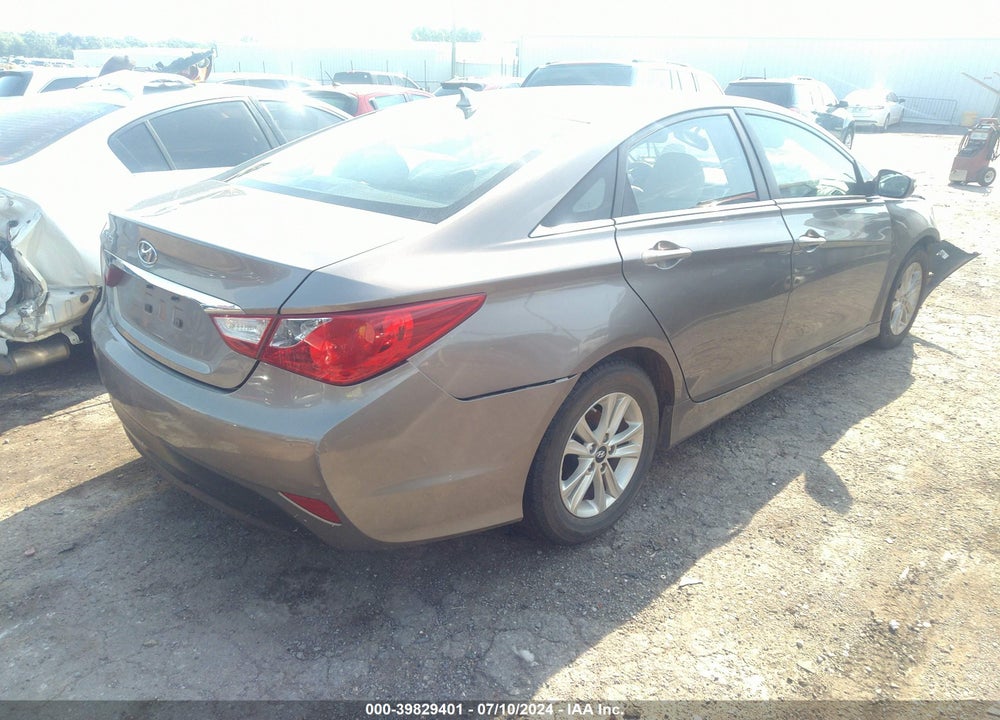 2014 HYUNDAI SONATA GLS VIN: 5NPEB4AC1EH912968