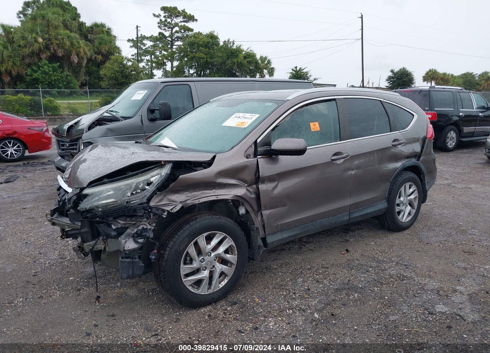 2016 HONDA CR-V EX-L VIN: 5J6RM4H74GL112971