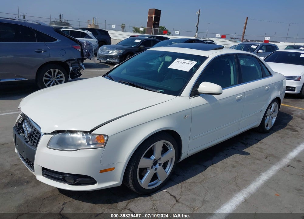2006 AUDI A4 2.0T VIN: WAUBF78E56A224347
