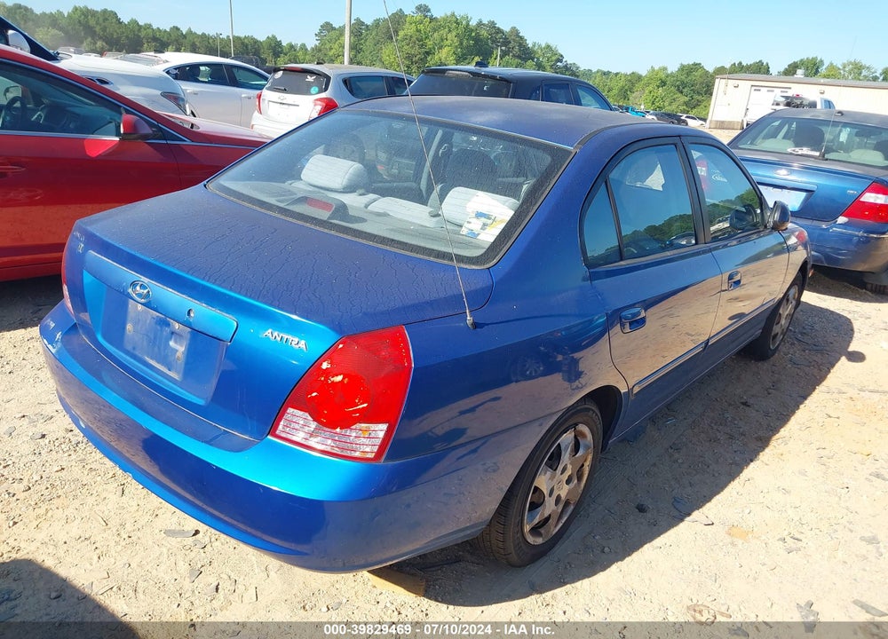 2005 HYUNDAI ELANTRA GLS/GT VIN: KMHDN46D35U082287