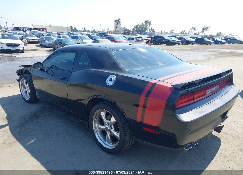 2012 DODGE CHALLENGER VIN: 2C3CDYBT7CH130398