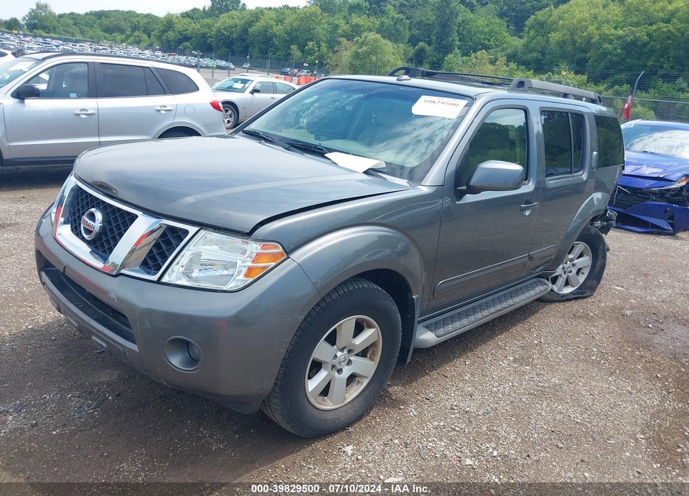 2008 NISSAN PATHFINDER SE VIN: 5N1AR18B68C640418