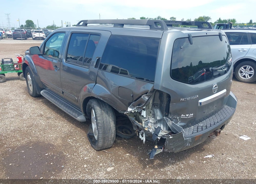 2008 NISSAN PATHFINDER SE VIN: 5N1AR18B68C640418