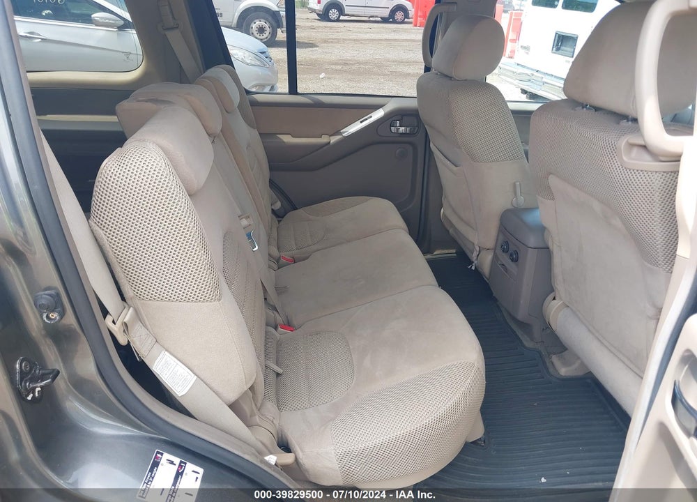 2008 NISSAN PATHFINDER SE VIN: 5N1AR18B68C640418