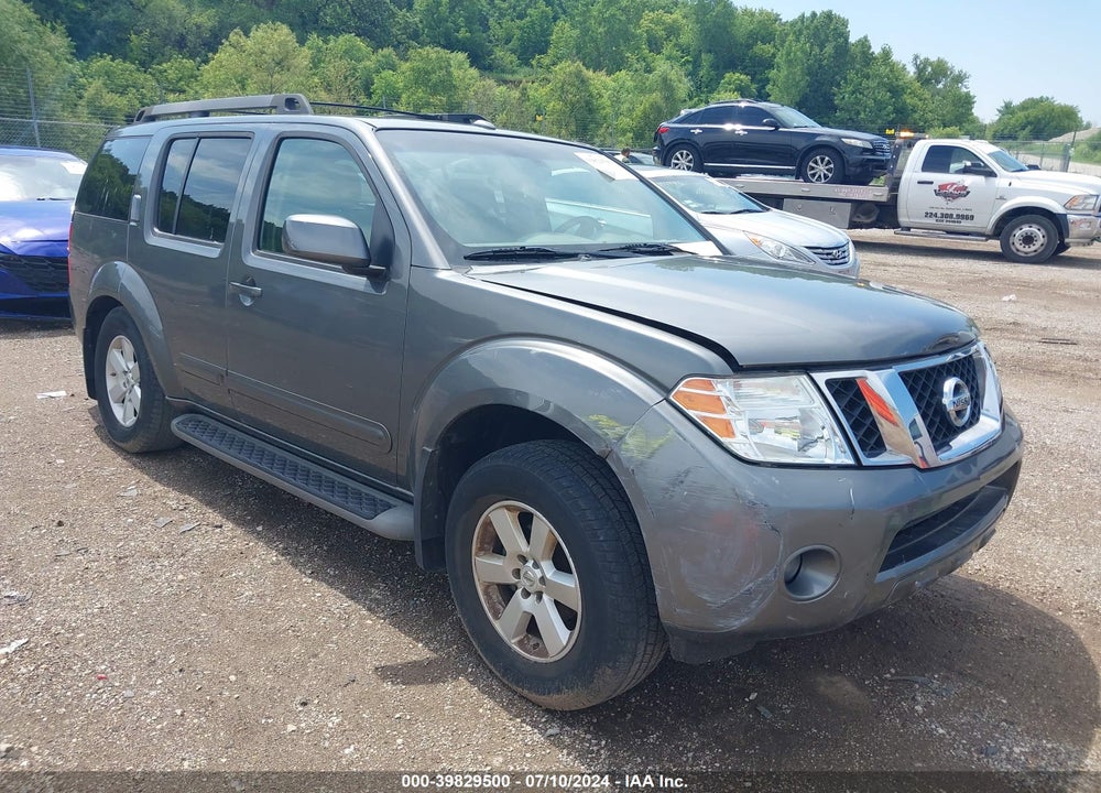 2008 NISSAN PATHFINDER SE VIN: 5N1AR18B68C640418