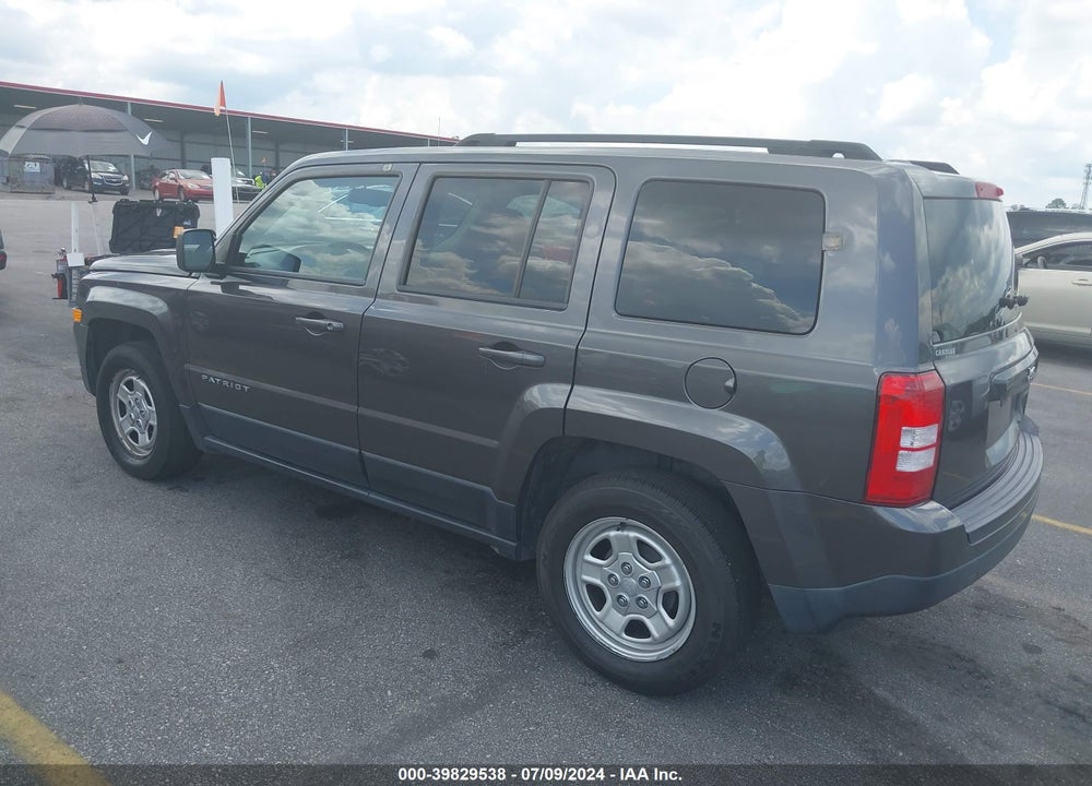 2016 JEEP PATRIOT SPORT VIN: 1C4NJPBA0GD747554