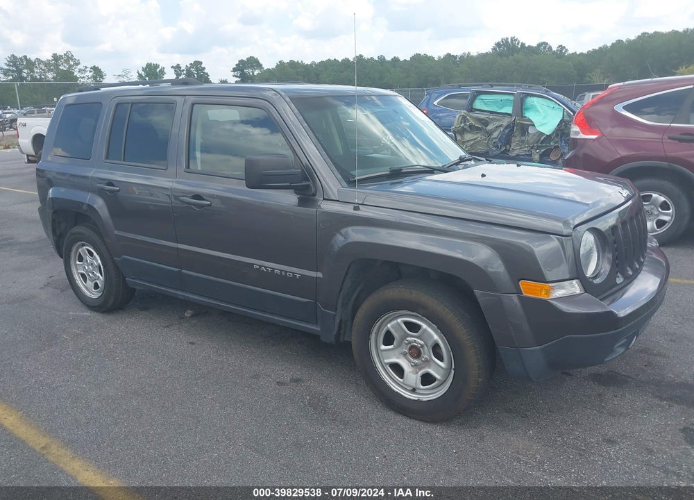 2016 JEEP PATRIOT SPORT VIN: 1C4NJPBA0GD747554