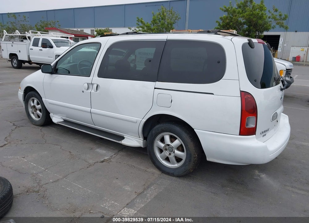 2001 NISSAN QUEST SE VIN: 4N2ZN16TX1D823736