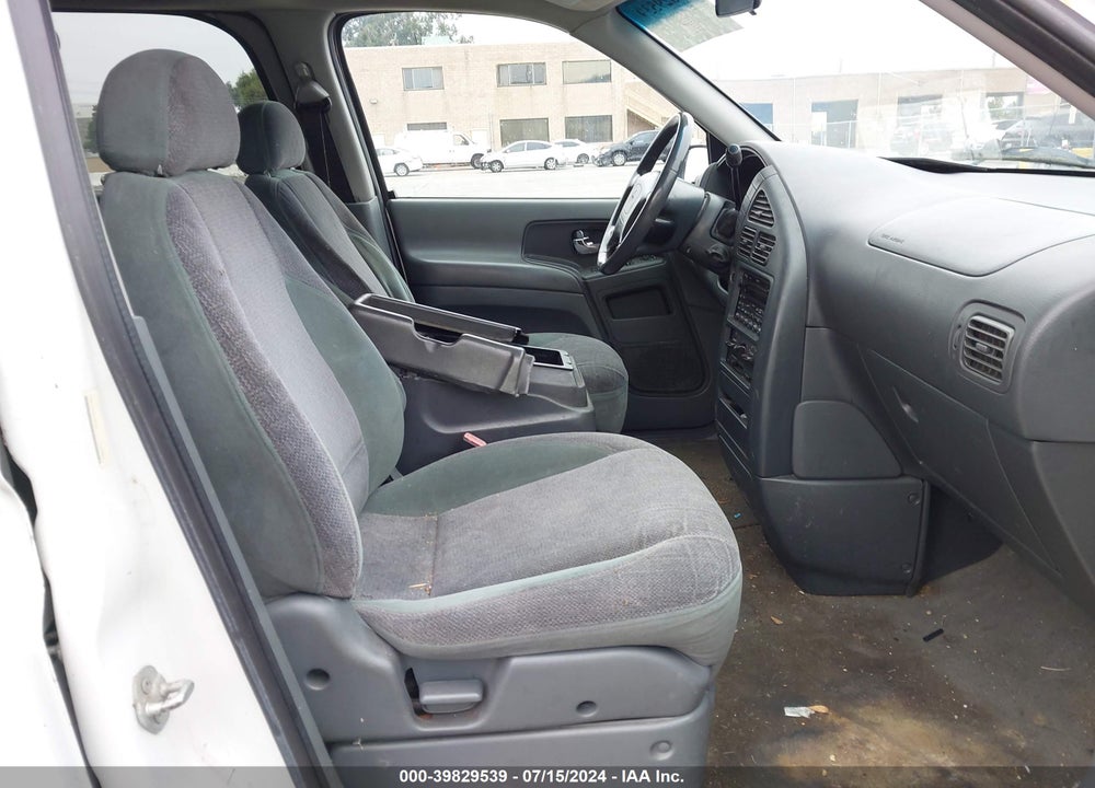 2001 NISSAN QUEST SE VIN: 4N2ZN16TX1D823736