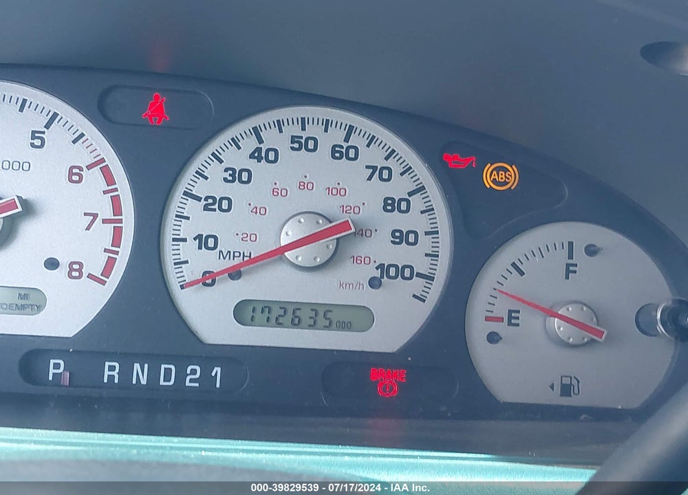 2001 NISSAN QUEST SE VIN: 4N2ZN16TX1D823736