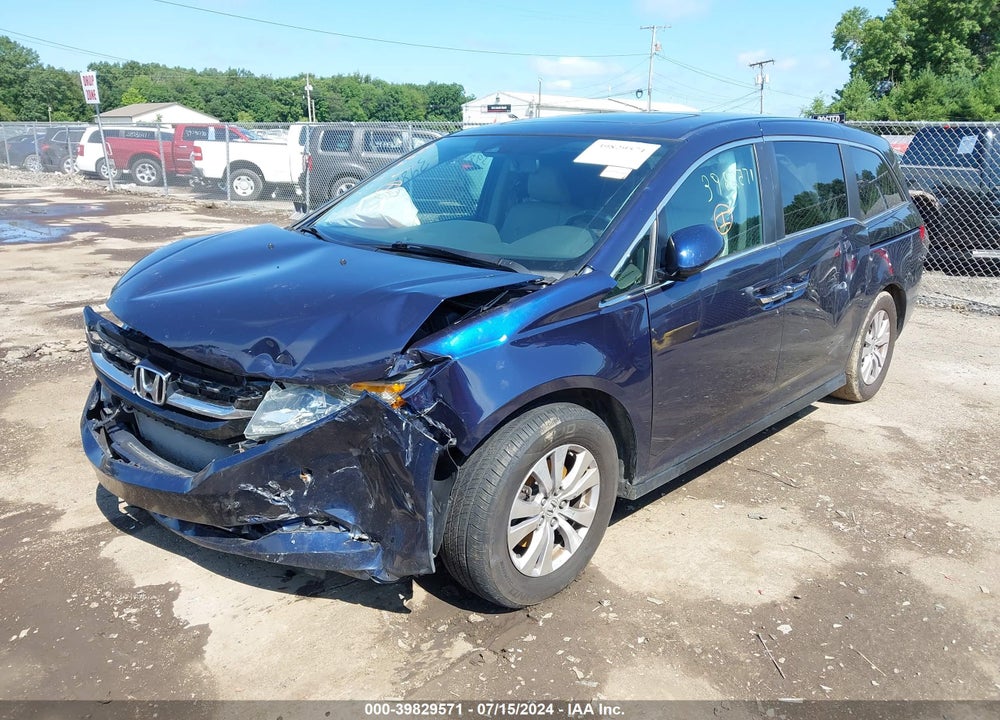 2014 HONDA ODYSSEY EX-L VIN: 5FNRL5H65EB114735