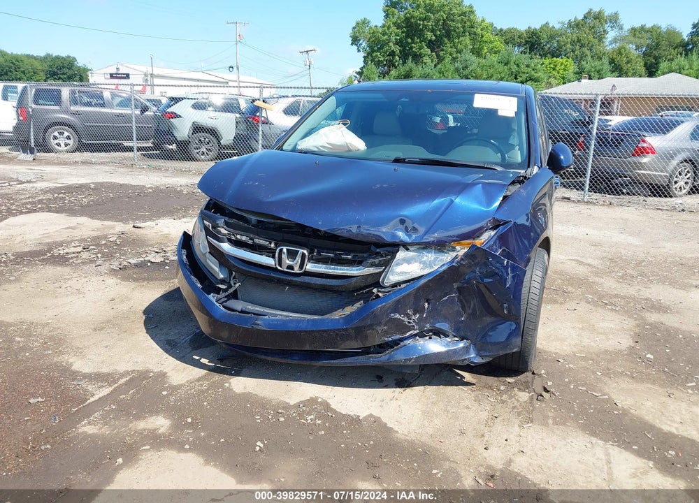 2014 HONDA ODYSSEY EX-L VIN: 5FNRL5H65EB114735
