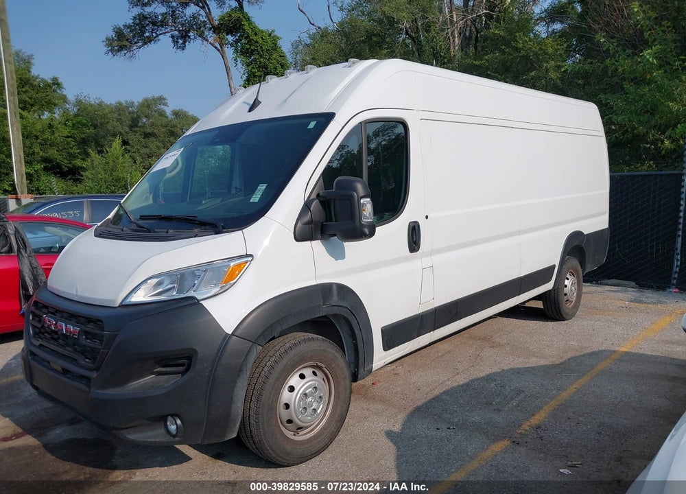 2023 RAM PROMASTER 3500 CARGO VAN HIGH ROOF 159 WB EXT VIN: 3C6MRVJG0PE546256