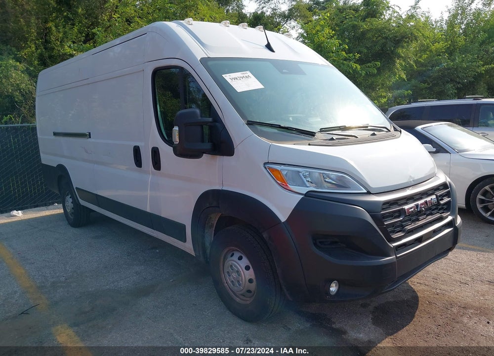2023 RAM PROMASTER 3500 CARGO VAN HIGH ROOF 159 WB EXT VIN: 3C6MRVJG0PE546256