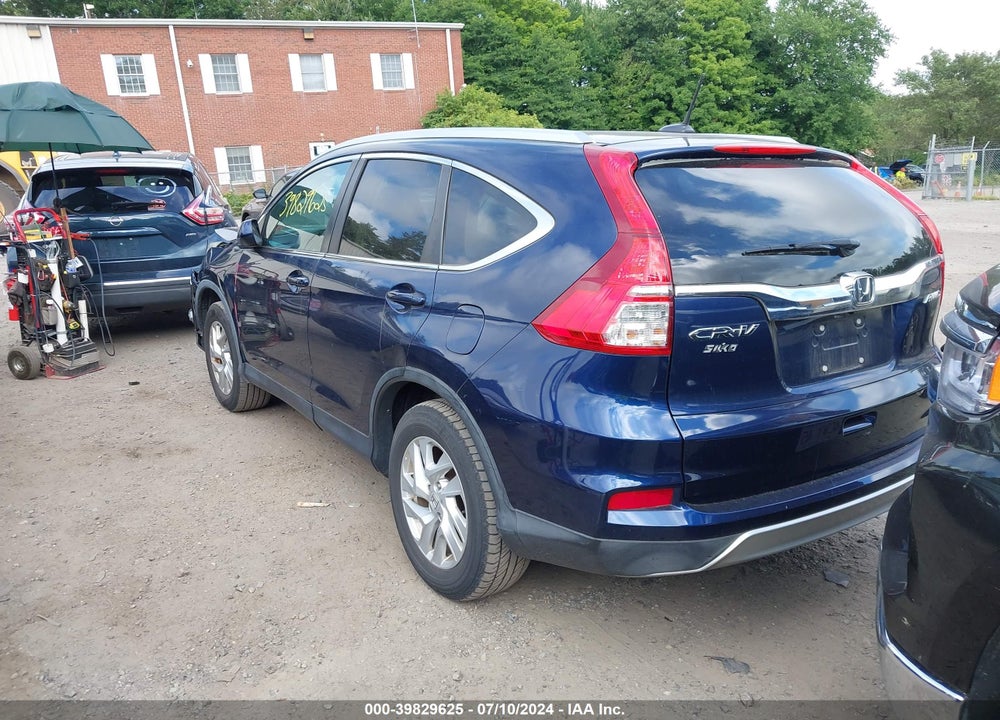 2015 HONDA CR-V EX-L VIN: 5J6RM4H75FL081941