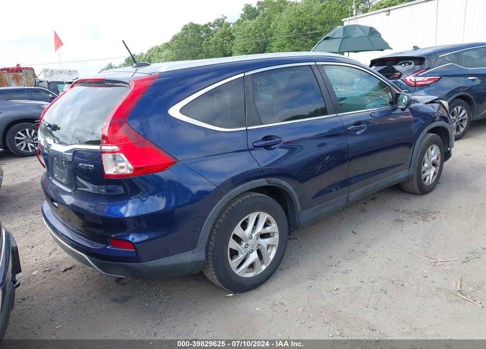 2015 HONDA CR-V EX-L VIN: 5J6RM4H75FL081941