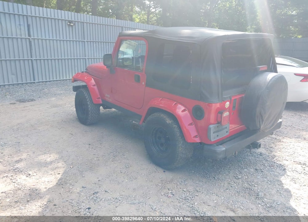 2004 JEEP WRANGLER SE VIN: 1J4FA29184P713198
