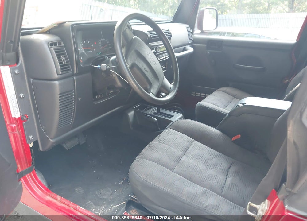 2004 JEEP WRANGLER SE VIN: 1J4FA29184P713198