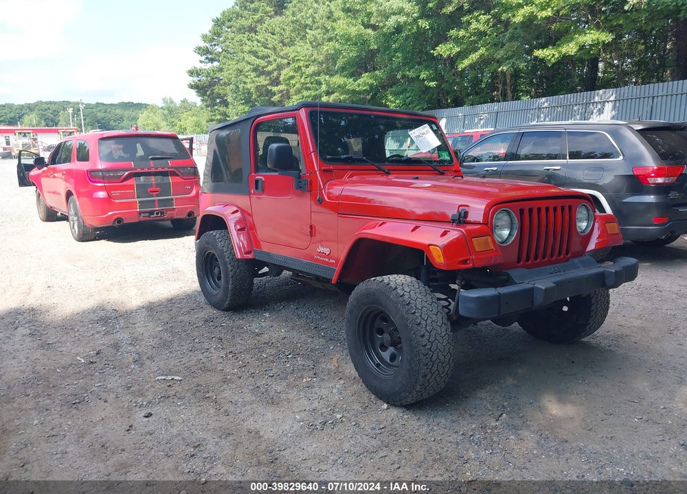 2004 JEEP WRANGLER SE VIN: 1J4FA29184P713198
