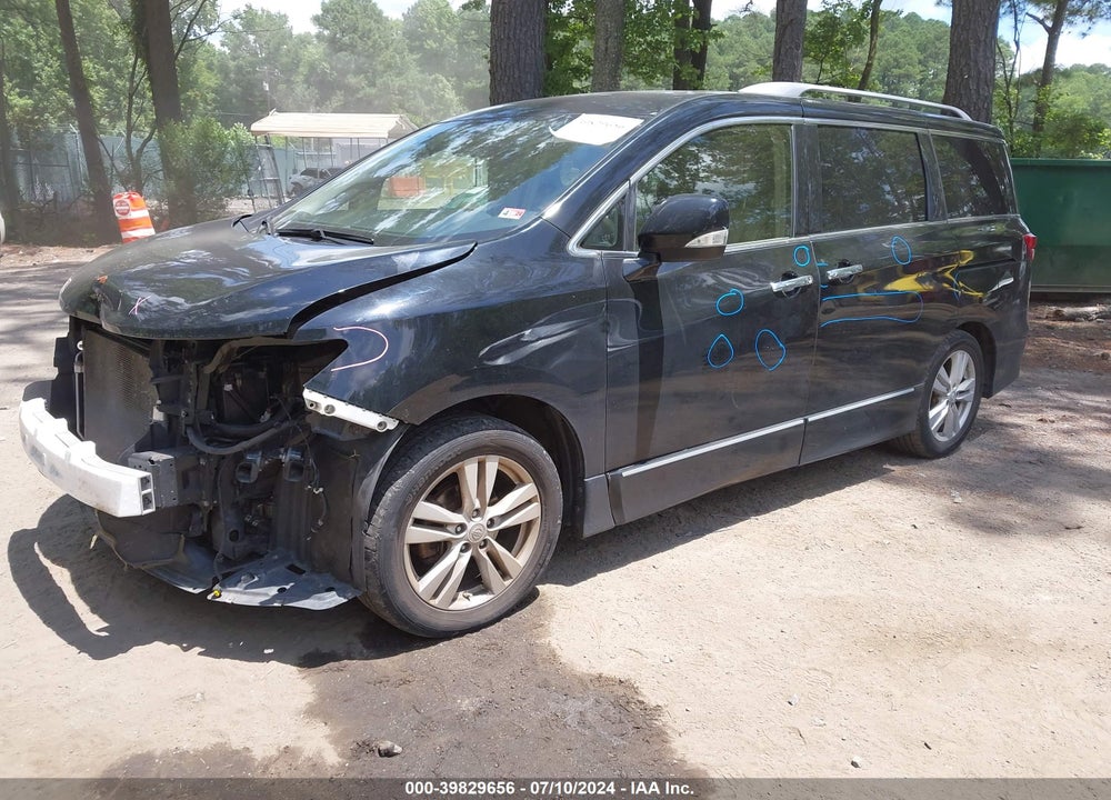 2014 NISSAN QUEST SL VIN: JN8AE2KP6E9100414