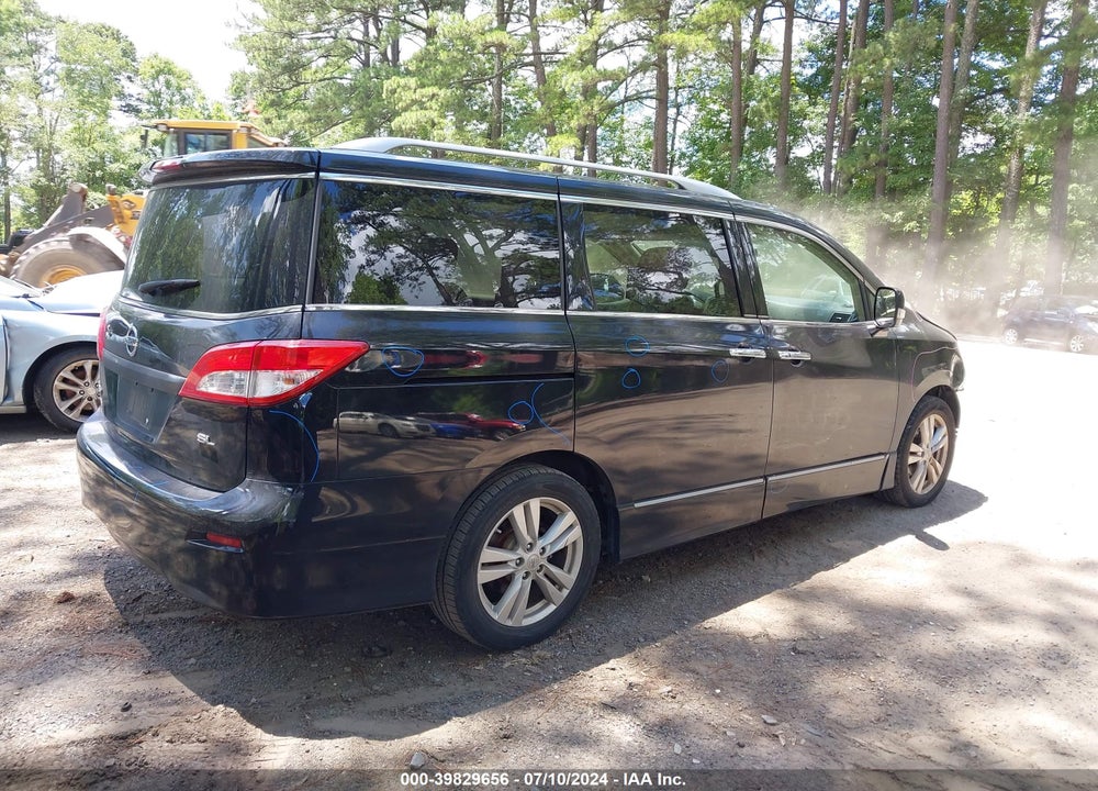 2014 NISSAN QUEST SL VIN: JN8AE2KP6E9100414