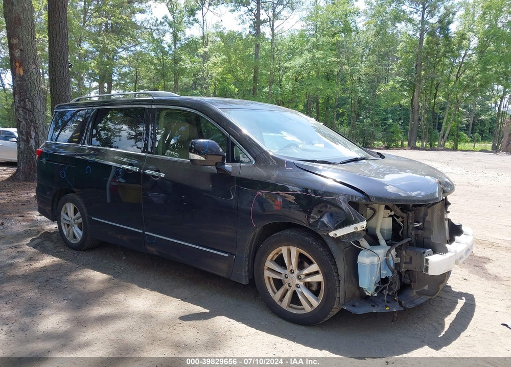 2014 NISSAN QUEST SL VIN: JN8AE2KP6E9100414