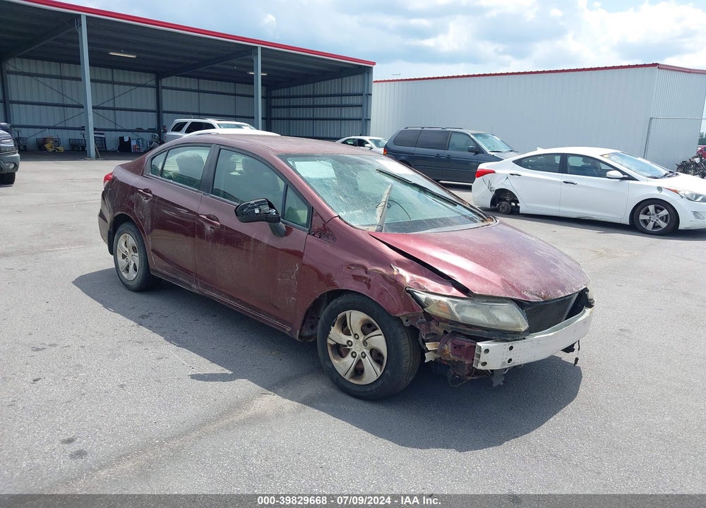 2014 HONDA CIVIC LX VIN: 2HGFB2F59EH519152