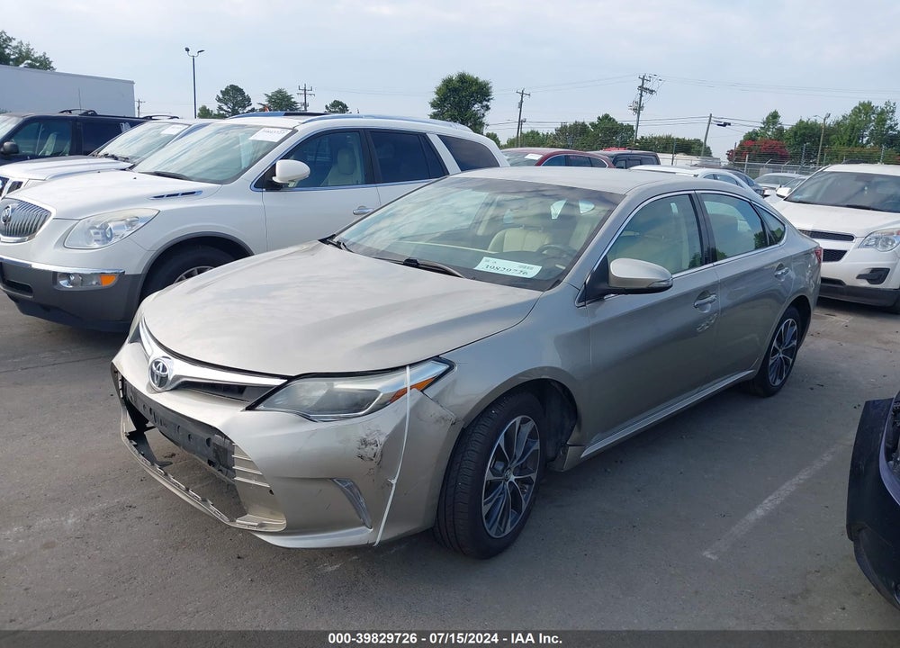 2016 TOYOTA AVALON XLE VIN: 4T1BK1EB8GU227289