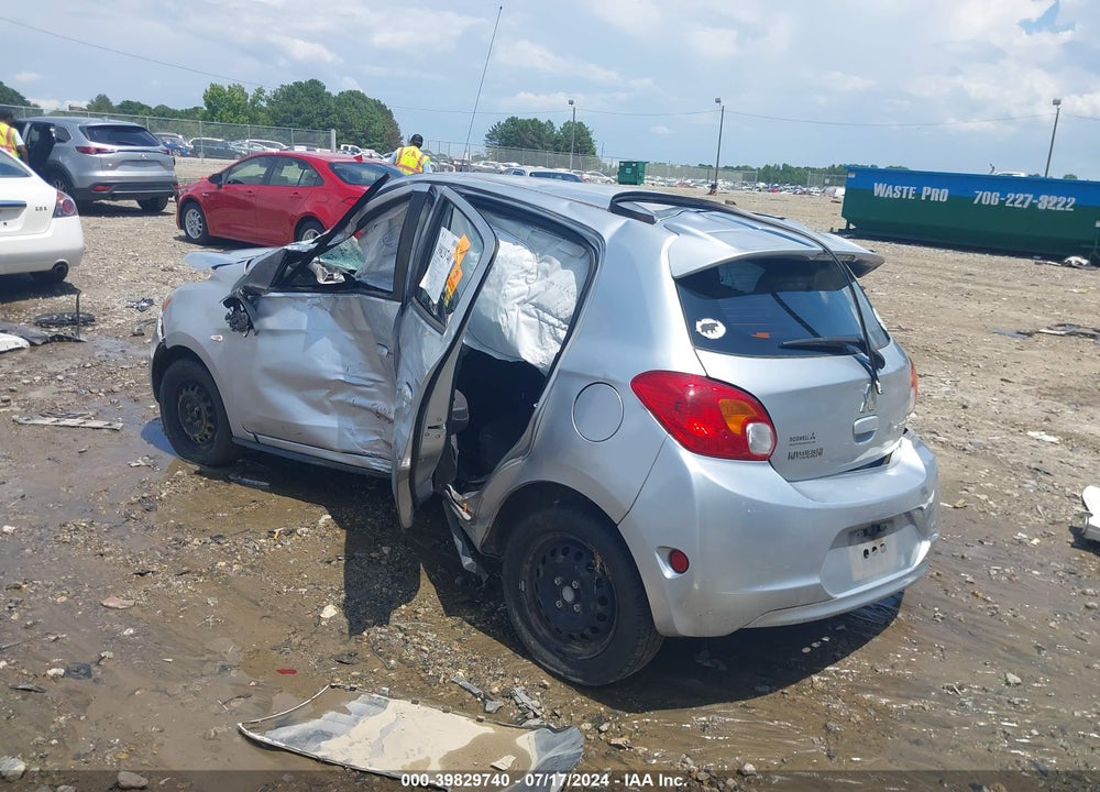 2014 MITSUBISHI MIRAGE VIN: ML32A3HJ8EH010145