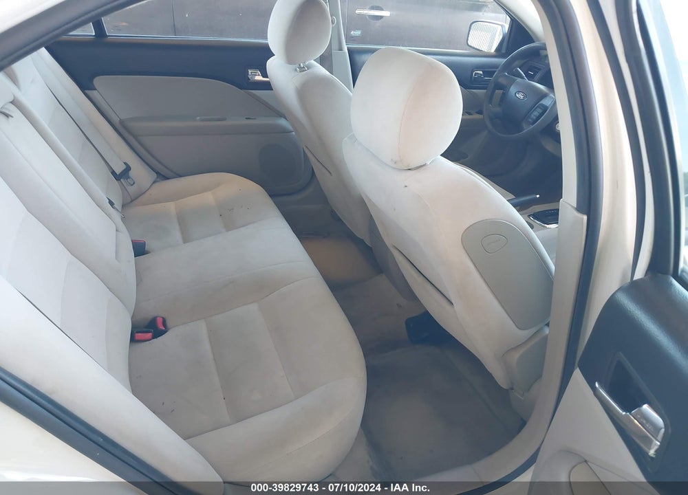 2008 FORD FUSION SE VIN: 3FAHP07ZX8R169754