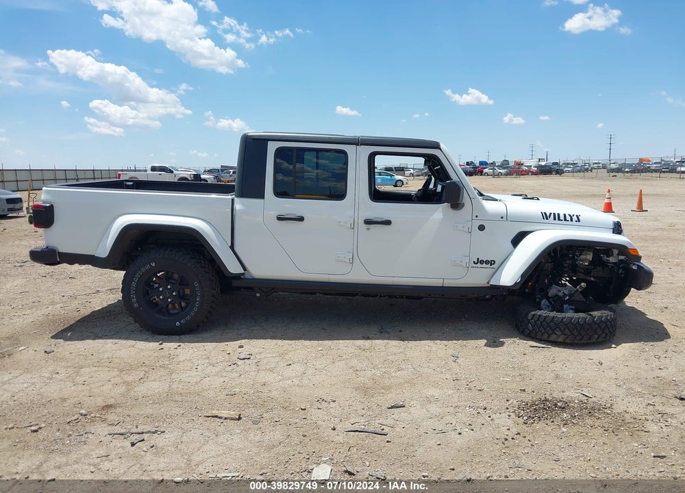 2024 JEEP GLADIATOR WILLYS VIN: 1C6HJTAG2RL103792