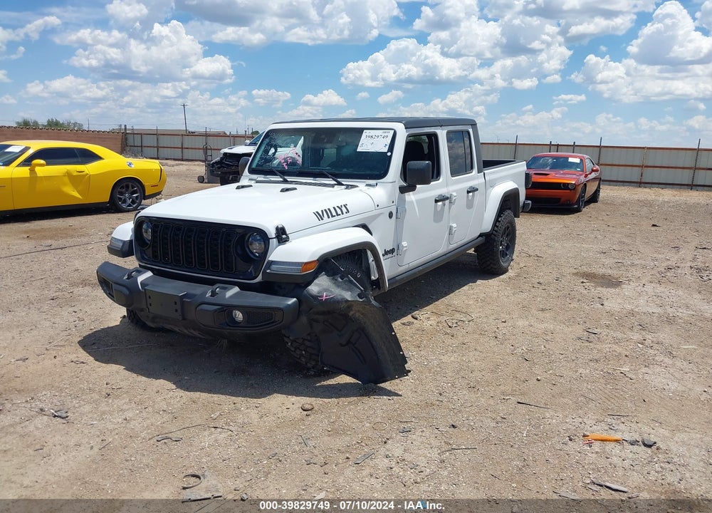 2024 JEEP GLADIATOR WILLYS VIN: 1C6HJTAG2RL103792