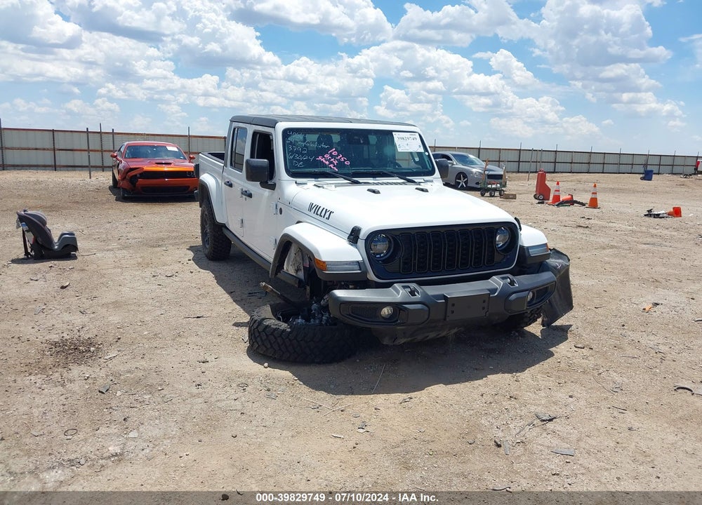 2024 JEEP GLADIATOR WILLYS VIN: 1C6HJTAG2RL103792