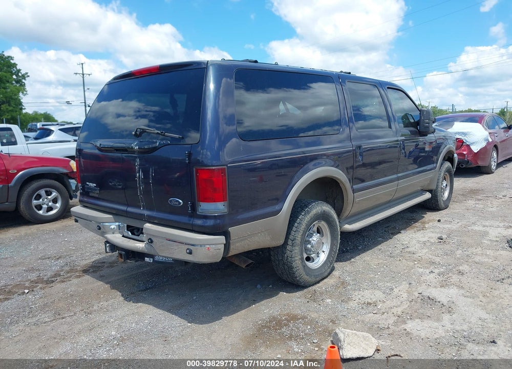 2000 FORD EXCURSION LIMITED VIN: 1FMNU43S9YED79038